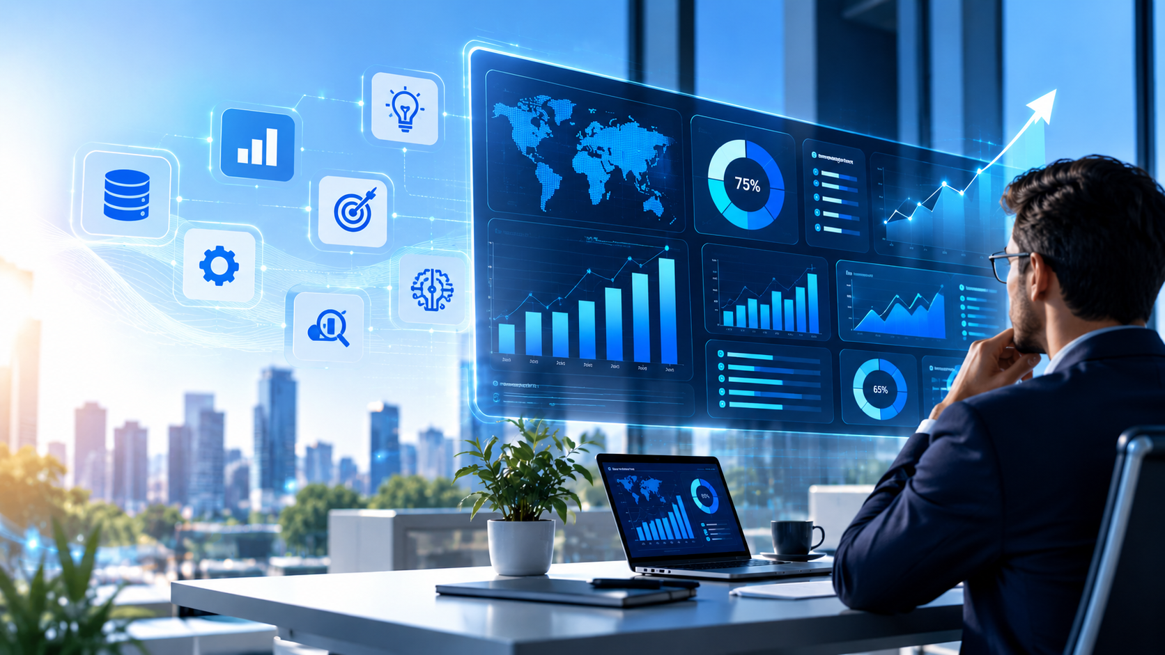 Data analytics dashboards and business insights